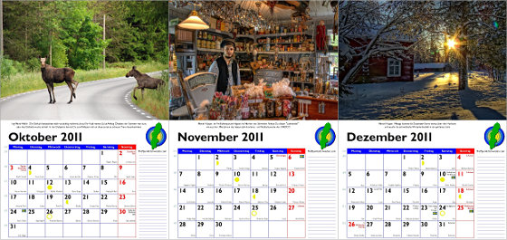 Schweden-Kalender 2011