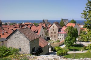 Historisches Visby auf Gotland