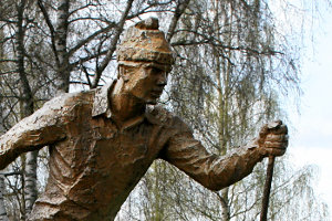Denkmal Skilanglauf
